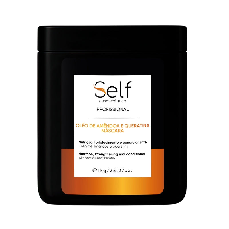 Máscara Óleo de Amêndoa e Queratina - 300g e 1kg